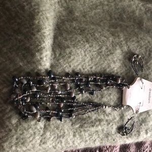 Necklace and earrings